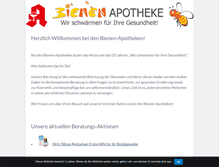Tablet Screenshot of bienenapotheke.de